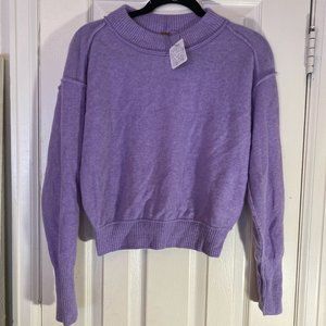 NWT Free People Lavender Cashmere Sweater